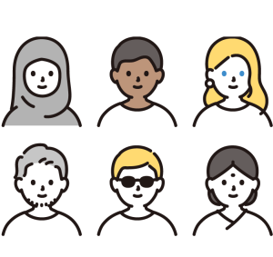 様々な国籍の人のイメージ